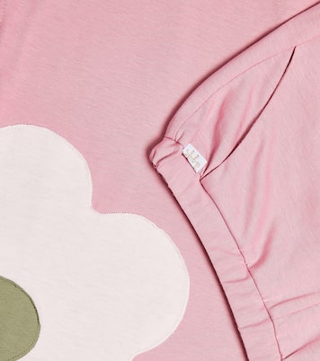 Floral cotton shirt and shorts set | Il Gufo