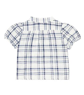 Adele linen-blend top | Bonpoint