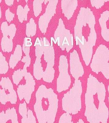 Baby leopard-print swimsuit | Balmain Kids