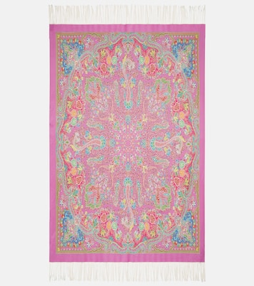Spugna paisley cotton blanket | Etro