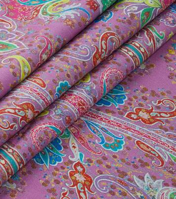 Spugna paisley cotton blanket | Etro