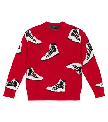 Skel Top wool sweater | Amiri Kids