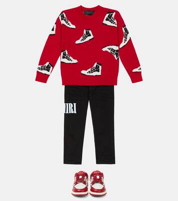Skel Top wool sweater | Amiri Kids