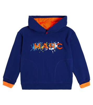 Sweat-shirt à capuche brodé en coton | Marc Jacobs Kids