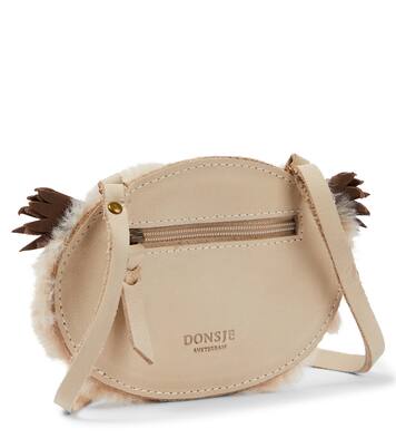Britta Owl leather shoulder bag | Donsje