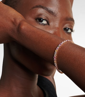 Essentials Rivière 18kt rose gold bracelet with sapphires | Bucherer Fine Jewellery