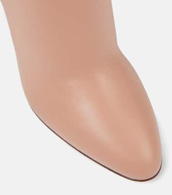 VLogo Signature 105 leather over-the-knee boots | Valentino Garavani