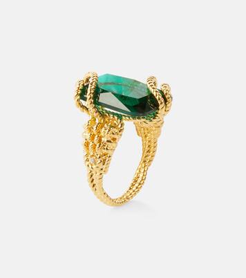 Ring Zimmermann Bloom mit Kristall | Zimmermann