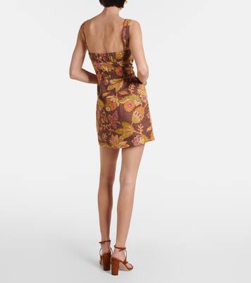 Robe en lin à fleurs | SIR