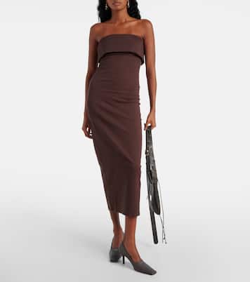 Midikleid Lap aus einem Baumwollgemisch | Entire Studios