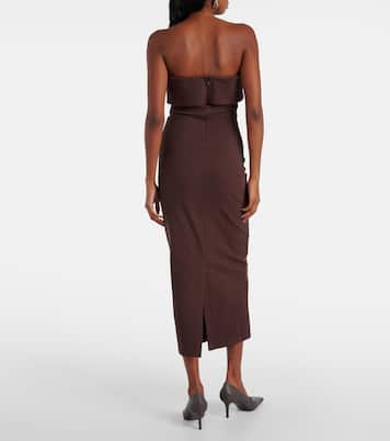 Midikleid Lap aus einem Baumwollgemisch | Entire Studios