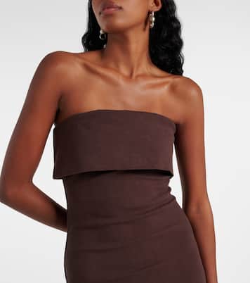 Midikleid Lap aus einem Baumwollgemisch | Entire Studios