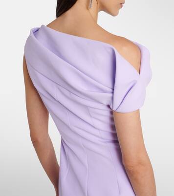 Robe longue Derra en crêpe | Safiyaa