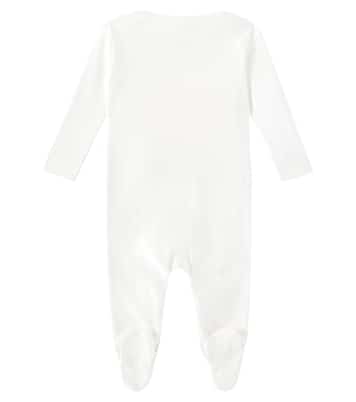 Baby cotton jersey onesie and bib set | Stella McCartney Kids