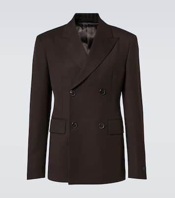 Virgin wool gabardine blazer | Prada