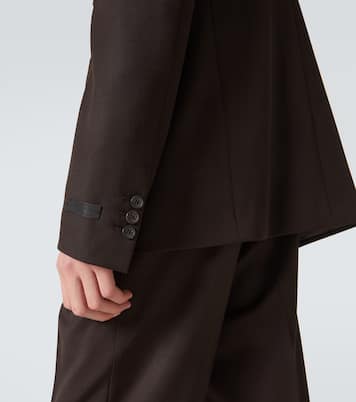 Virgin wool gabardine blazer | Prada