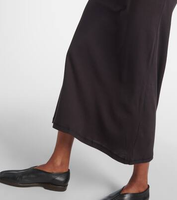 Belted cotton jersey midi dress | Lemaire