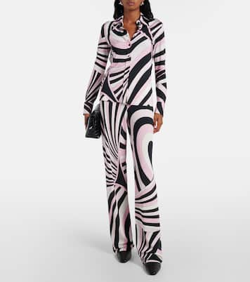 Hemd Iride aus Satin | Pucci