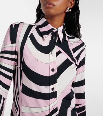 Hemd Iride aus Satin | Pucci