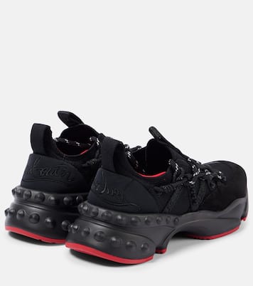 Trailnrun suede-trimmed sneakers | Christian Louboutin