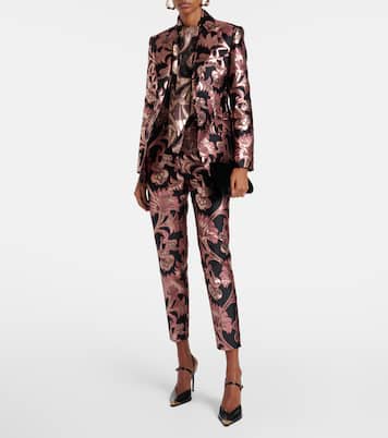 Schluppenbluse aus Lamé | Etro