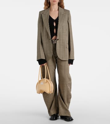 Schultertasche Bowlina Mini aus Leder | Acne Studios