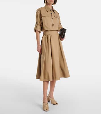 Leona 80 leather slingback pumps | Souliers Martinez