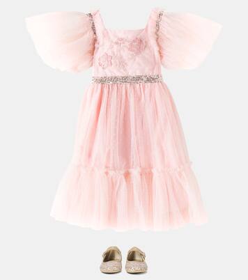 Sequined polka-dot tulle dress | Patachou