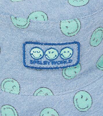 Smiley denim bucket hat | The New Society