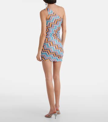 Minikleid aus Häkelstrick | Missoni