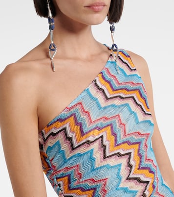 Minikleid aus Häkelstrick | Missoni