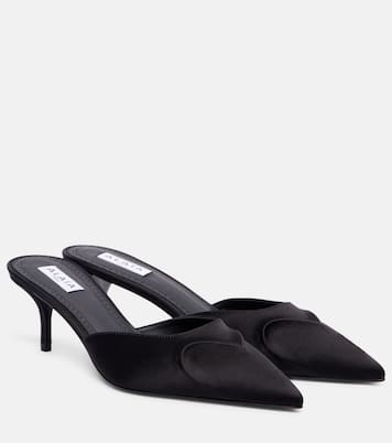 Le Cœur 3D 55 satin mules | Alaïa