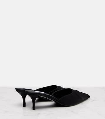 Le Cœur 3D 55 satin mules | Alaïa