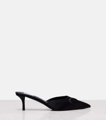 Le Cœur 3D 55 satin mules | Alaïa
