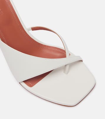 Sandalen Shiona 95 aus Leder  | Amina Muaddi