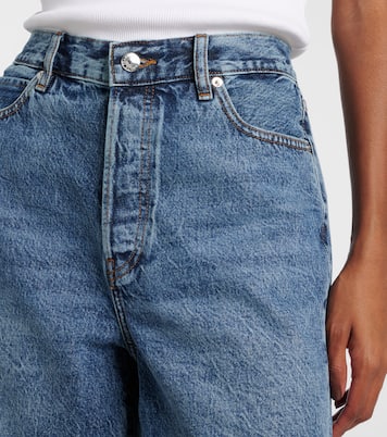 High-rise denim shorts | Frame