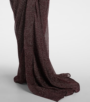 Lexicon draped gathered lamé gown | Maticevski