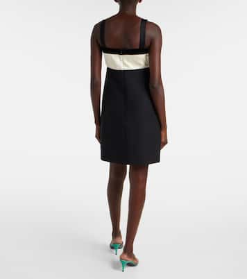 Crepe Couture embroidered minidress | Valentino