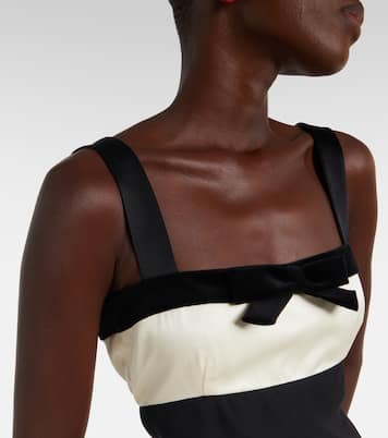 Crepe Couture embroidered minidress | Valentino