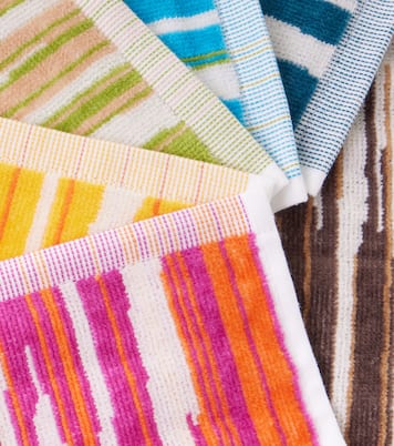 Fiammetta set of 6 cotton terry hand towels | Missoni
