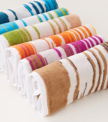 Fiammetta set of 6 cotton terry hand towels | Missoni