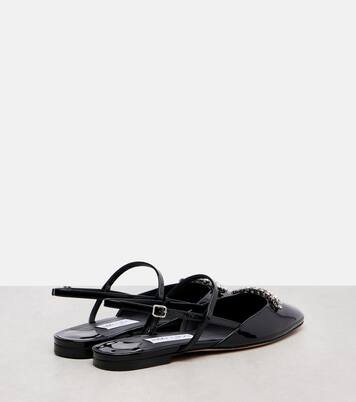 Ballerines Belinda en cuir verni à ornements | Jimmy Choo