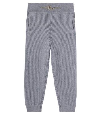 Ribbed-knit cotton and wool-blend pants | Chloé Kids