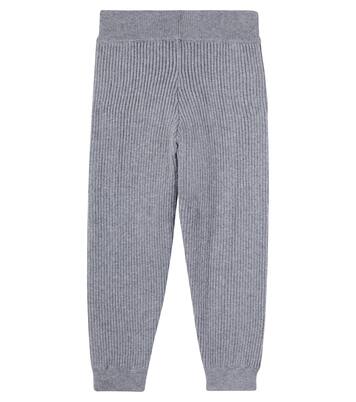 Ribbed-knit cotton and wool-blend pants | Chloé Kids