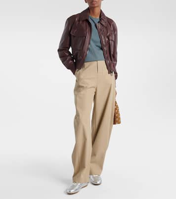 Sneakers Hogan Olympia aus Metallic-Leder | Hogan