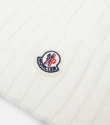 Logo virgin wool beanie | Moncler