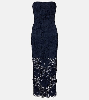 Robe midi en dentelle | Rotate