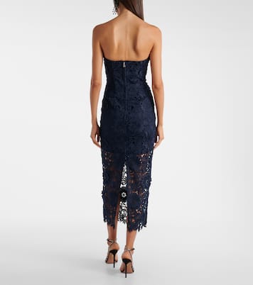 Robe midi en dentelle | Rotate