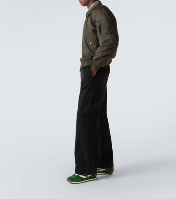 Sneakers Mick aus Veloursleder | Tom Ford