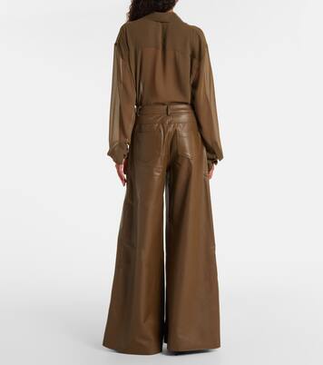 Weite High-Rise-Hose Elephant | Norma Kamali